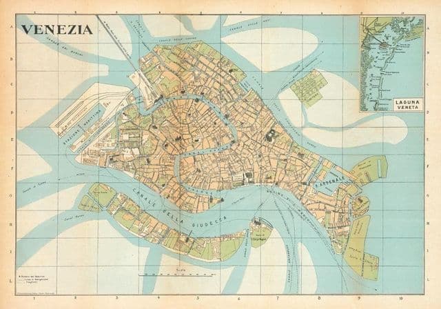 ヴェネツィアの歴史地図